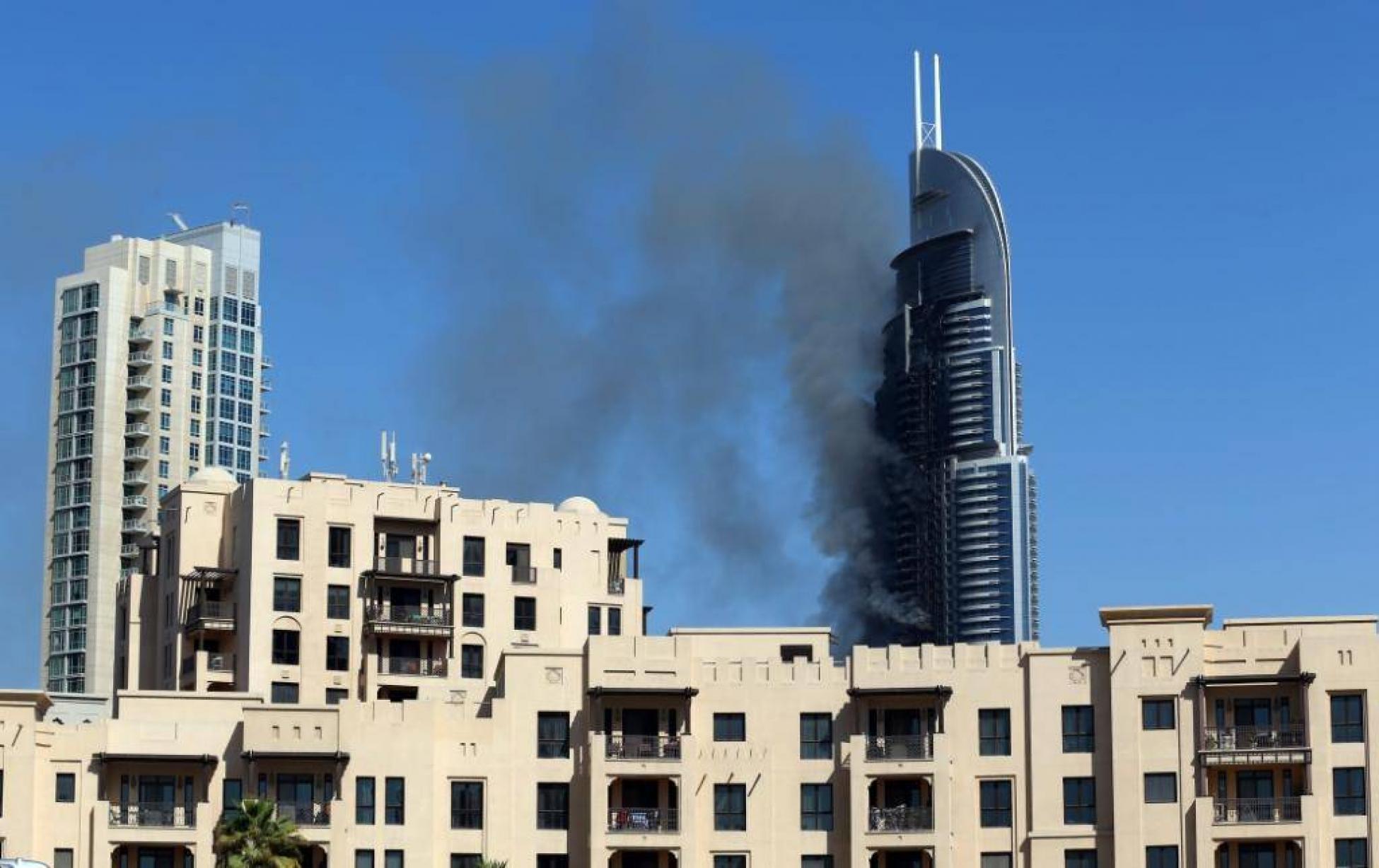 tour dubai incendie