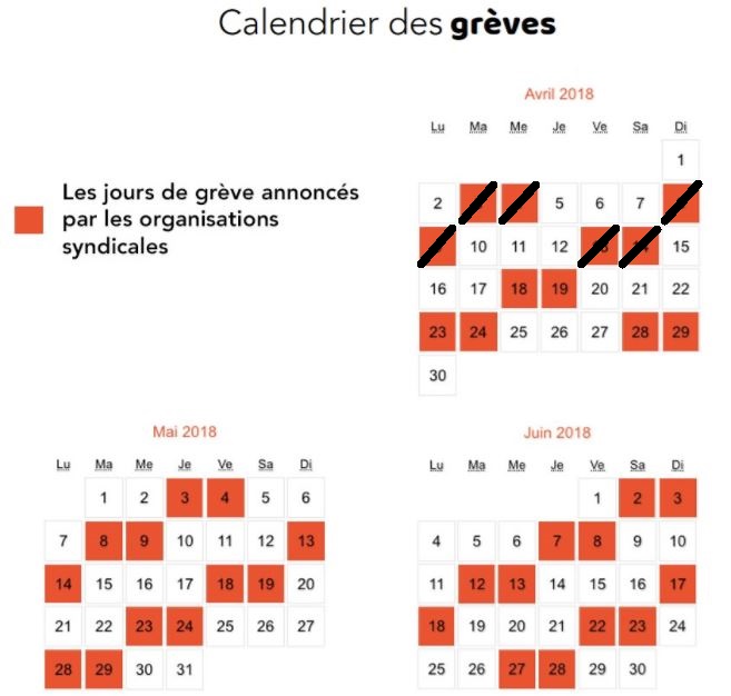 SNCF: le planning des prochains jours de grève (calendrier) | FranceSoir