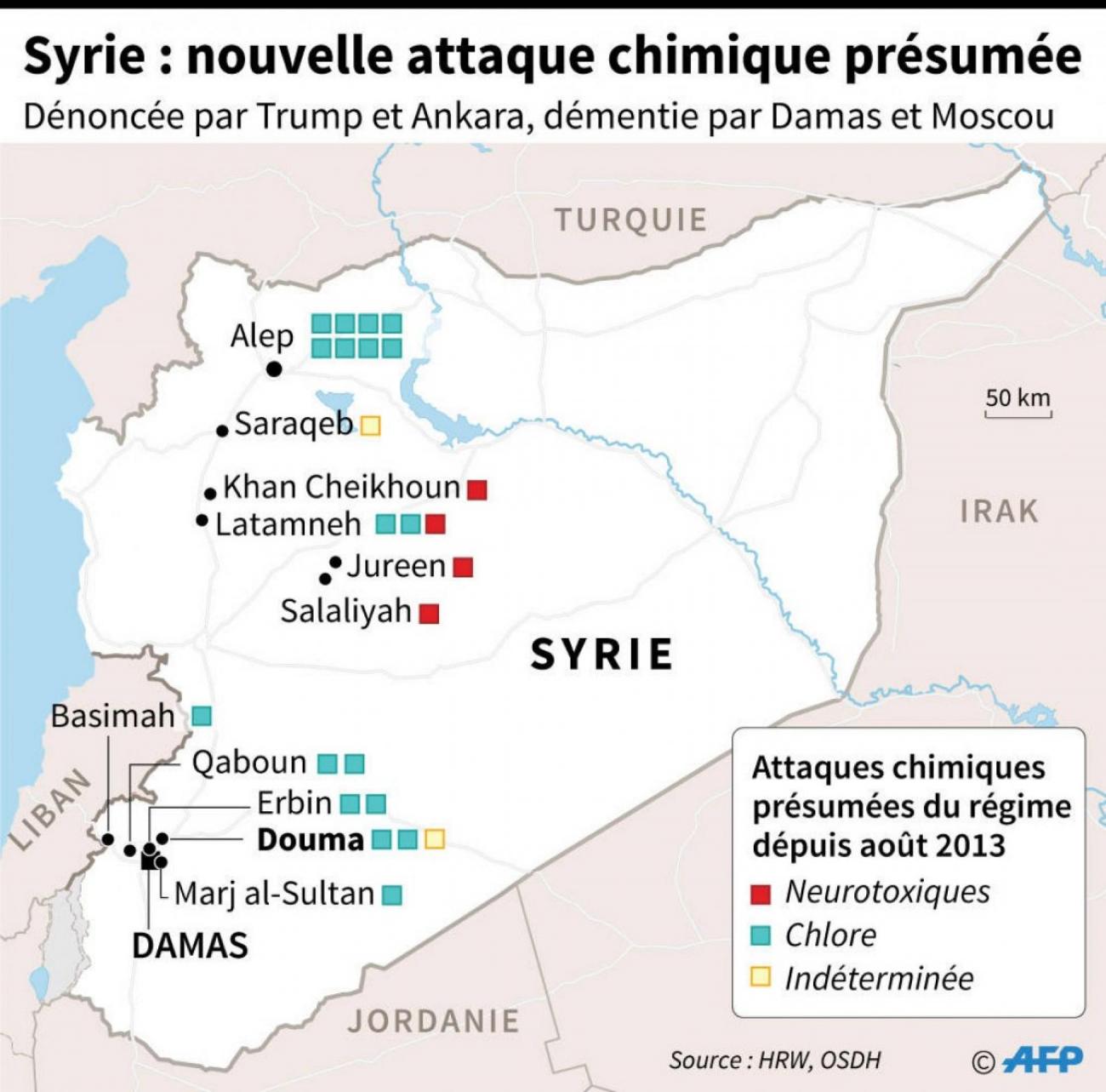 Syrie: Les Utilisations D'armes Chimiques Dans Le Conflit | FranceSoir