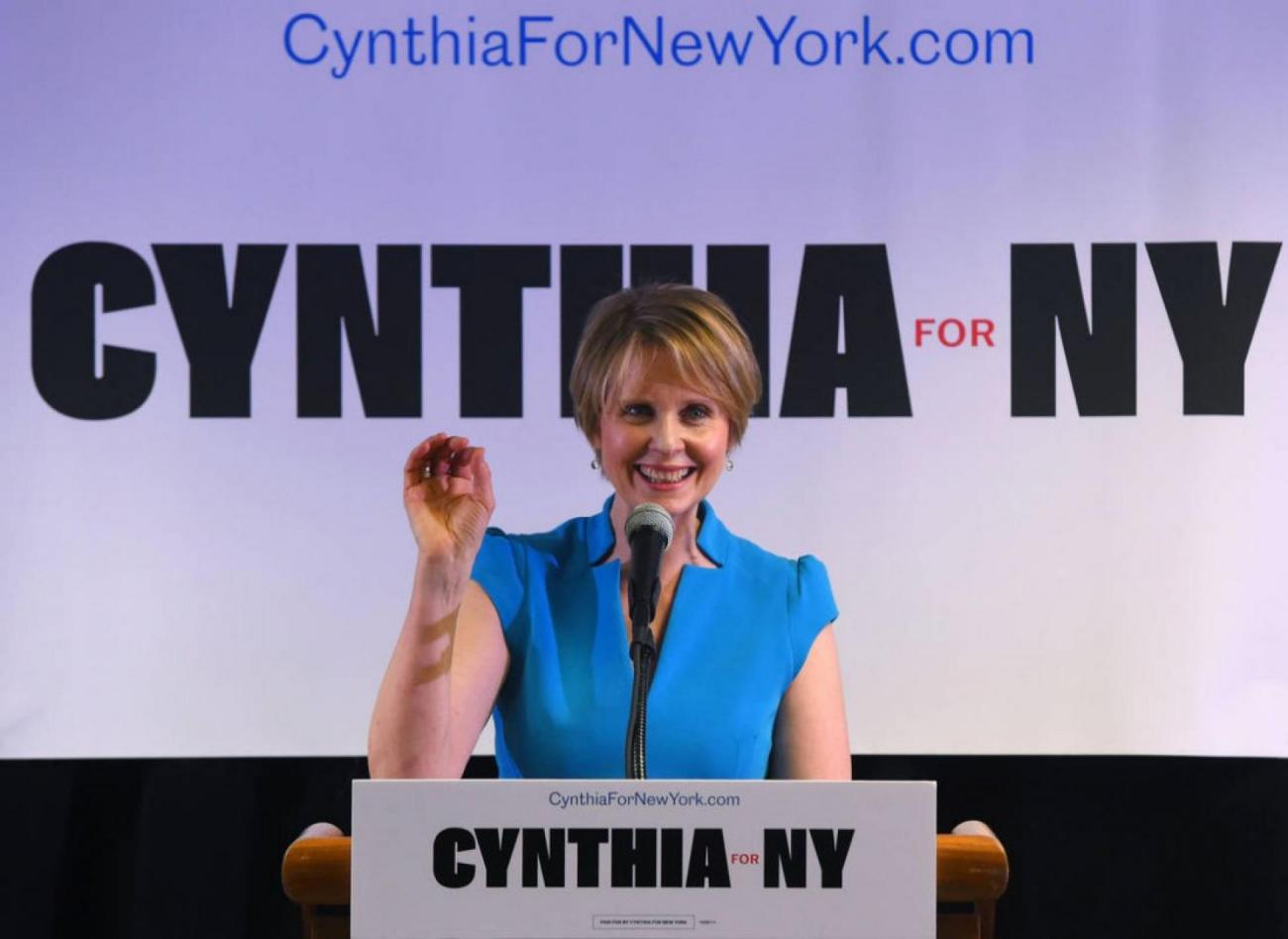 Lactrice Cynthia Nixon En Outsider Face Au Gouverneur De New York Pour La Primaire Francesoir 2104