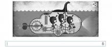 Le Google Doodle dédié au monstre du Loch Ness.