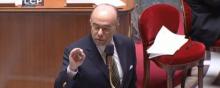 Le ministre de l'Intérieur Bernard Cazeneuve à l'Assemblée nationale.