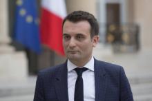 Le vice-président du FN Florian Philippot (FN) le 25 juin 2016 au palais de l'Élysée