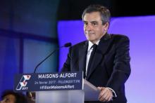 François Fillon à Paris, le 23 février 2017