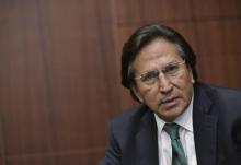 L'ancien président péruvien Alejandro Toledo le 17 juin 2016 à Washington