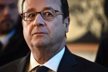 Le président français François Hollande le 16 février 2017 à Rennes