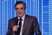 François Fillon, candidat de la droite à l'élection présidentielle, le 23 février 2017 à Paris