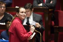 Axelle Lemaire lors des questrions au gouvernement à l'Assemblée nationale, le 7 février 2017