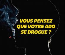 Une affiche contre le cannabis.