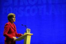 La Première ministre écossaise Nicola Sturgeon, le 26 septembre 2016 à Glasgow