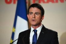 L'ancien Premier ministre Manuel Valls, le 29 janvier 2017 à Paris