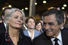 Penelope et François Fillon, le 27 novembre 2016 à Paris