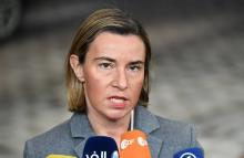 La cheffe de la diplomatie de l'UE, Federica Mogherini, le 6 mars 2017 à Bruxelles