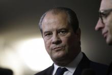 Le patron du PS Jean-Christophe Cambadélis le 22 janvier 2017 à Paris