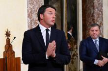 L'ancien Premier ministre italien Matteo Renzi, le 12 décembre à Rome