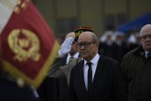 Jean-Yves Le Drian le 3 mars 2017 à Marignane