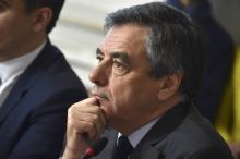 François Fillon, candidat de la droite à la présidentielle, lors d'un meeting à Tourcoing, le 17 fév