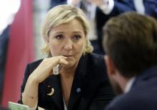 La candidate du Front national Marine Le Pen, ici le 28 février à Paris, estime que porgramme Macron