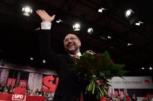 Martin Schulz, élu à la tête du parti social-démocrate allemand (SPD) avec 100% des voix, le 19 mars