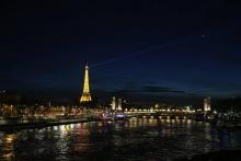 Vue de la Tour Eiffel, le 9 mars 2017 à Paris