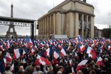 François Fillon en meeting à Aubervilliers, le 4 mars 2017