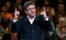 Jean-Luc Mélenchon en meeting le 28 février 2017 à Brest