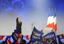 Marine Le Pen en meeting à Metz, le 18 mars 2017