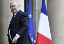 Le ministre de l'Economie Michel Sapin le 8 mars 2017 à l'Elysée