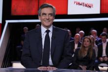 François Fillon sur France 2 dans "L'émission politique", le 23 mars 2017 à Paris