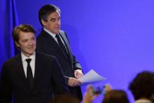 François Baroin et François Fillon le 1er mars 2017 à Paris