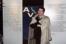 Le vidéaste Jean-Christophe Averty présente une exposition autour de ses oeuvres, le 4 décembre 1992