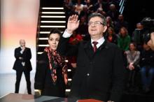 Jean-Luc Melenchon lors du débat télévisé du 1er tour de la présidentielle, le 20 mars 2017