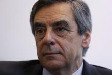 François Fillon sur le stand de Terrena au salon de l'agriculture à Paris, le 1er mars 2017