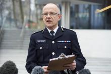 Un bouquer devant Westminster en hommage aux victimes de l'attentat meurtrier, le 23 mars 2017 à Lon