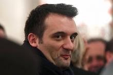 Florian Philippot à Paris, le 2 mars 2017