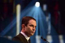 Benoît Hamon, candidat socialiste à la présidentielle, le 2 mars 2017 à Paris