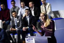 Marion Maréchal-Le Pen, lors d'un meeting à Lyon, le 4 février 2017