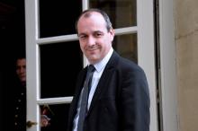 Le secrétaire général de la CFDT Laurent Berger, arrivant à Matignon, à Paris, pour un rendez-vous a