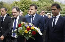 Emmanuel Macron, a participé lundi à Paris à une commémoration du génocide arménien de 1915, en vena