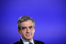 François Fillon, le candidat LR à l'élection présidentielle, à Strasbourg le 6 avril 2017