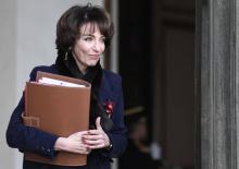 Marisol Touraine, ministre des Affaires sociales et de la Santé, sortant d'un Conseil des ministres 