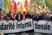 En 2012, la CFDT et la CGT avaient manifesté ensemble le 1er mai. Sur la photo, François Chérèque et