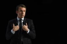 Emmanuel Macron en meeting à Chatellerault le 28 avril 2017