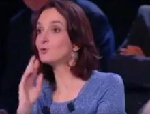 Barbara Lefebvre sur le plateau de "l'Emission politique".