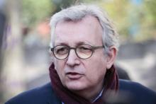 Pierre Laurent, soutien de Jean-Luc Mélenchon, à Paris le 24 février 2017