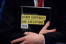 le rapport annuel d'Amnesty International sur la peine de mort, présenté le 10 avril 2017 à Hong Kon