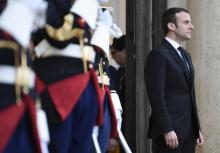 Le président Emmanuel Macron, le 17 mai 2017 à l'Elysée à Paris