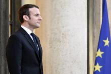 Le président français Emmanuel Macron, à l'Elysée, à Paris, le 21 mai 2017