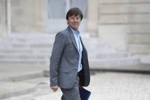 Le ministre de la Transition écologique et solidaire Nicolas Hulot, à l'issue d'un Conseil des minis