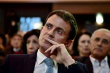 L'ex-Premier ministre Manuel Valls, le 5 mai 2017 à Paris